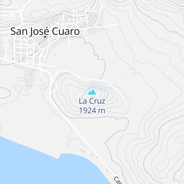 Map of La Cruz