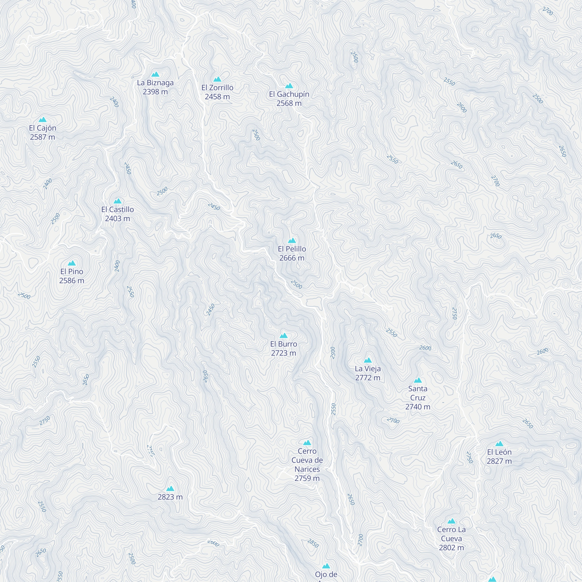 Cabañas Real de la sierra map