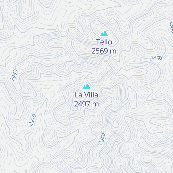 Map of La Villa