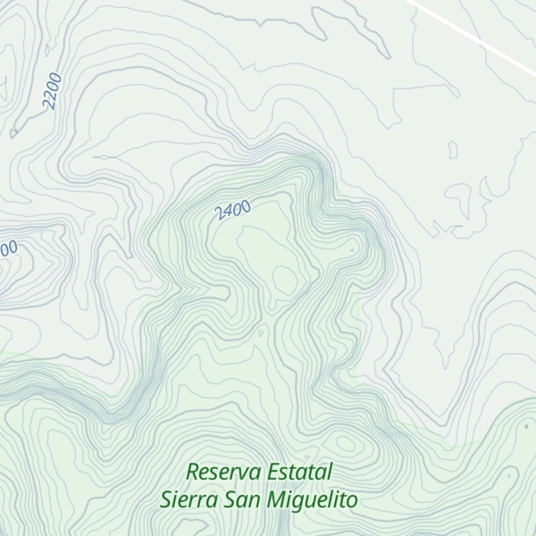 Map of Mesa El Jabalí