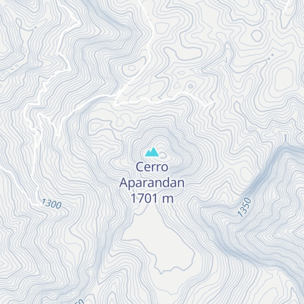 Map of Cerro Aparandan