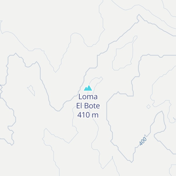 Map of Loma El Bote