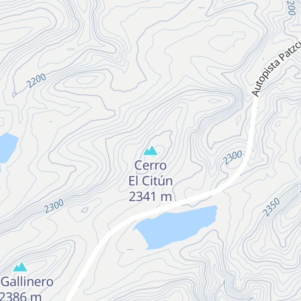 Map of Cerro El Citún