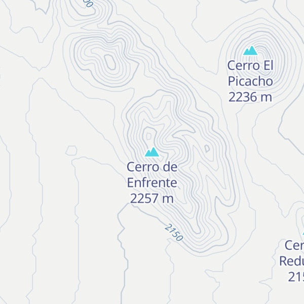 Map of Cerro de Enfrente