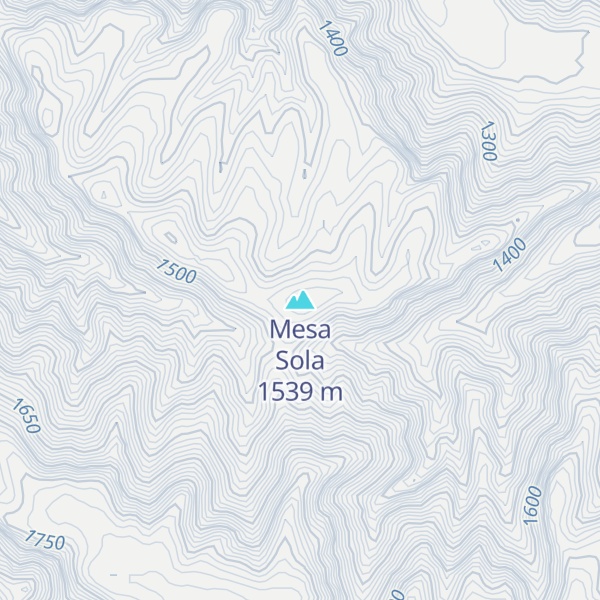 Map of Mesa Sola
