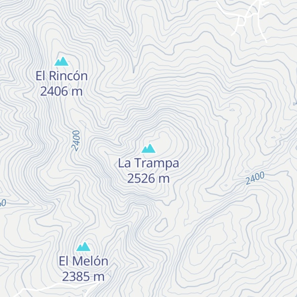 Map of La Trampa
