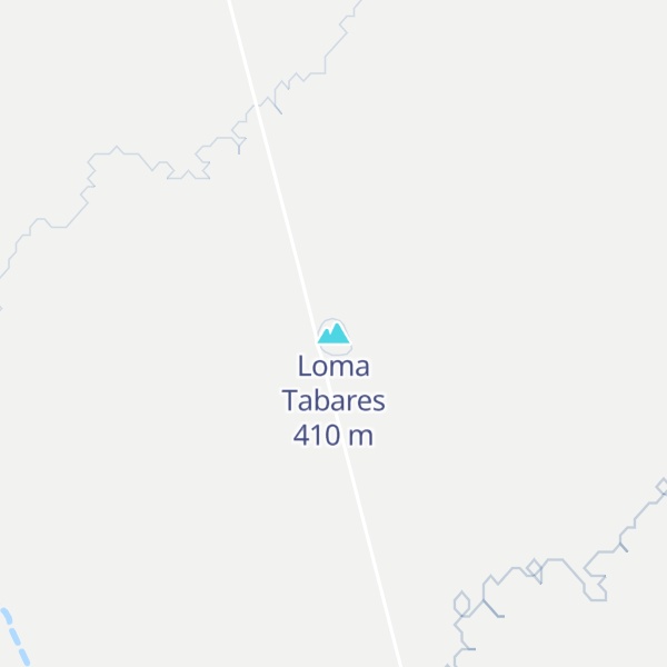 Map of Loma Tabares