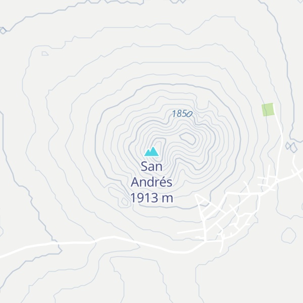 Map of San Andrés