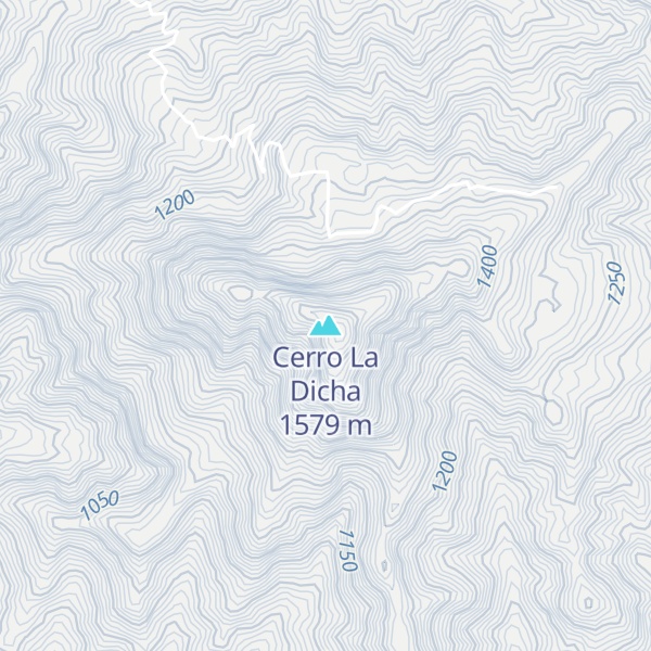 Map of Cerro La Dicha