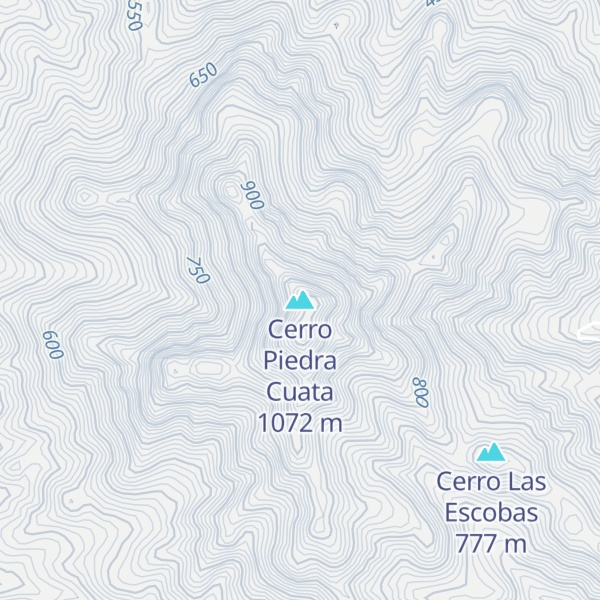 Map of Cerro Piedra Cuata