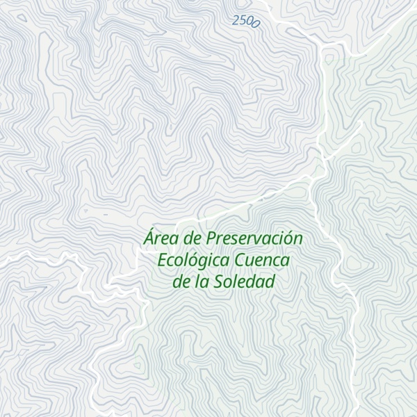 Map of Cerro Pelón