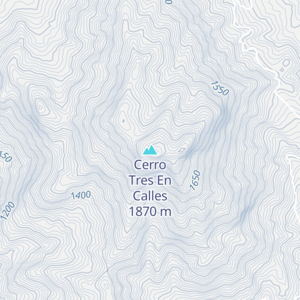 Map of Cerro Tres En Calles