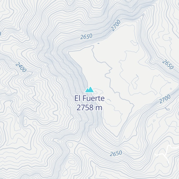 Map of El Fuerte