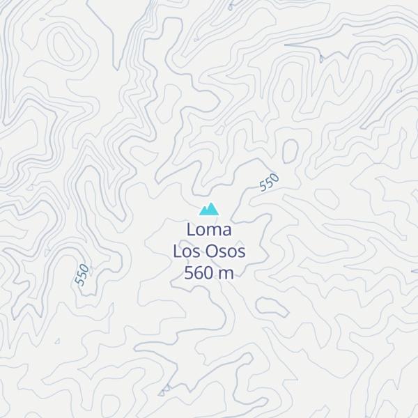 Map of Loma Los Osos