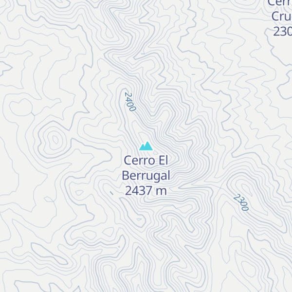 Map of Cerro El Berrugal