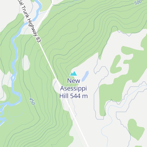 Map of New Asessippi Hill