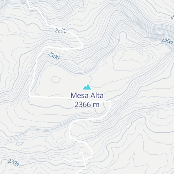 Map of Mesa Alta