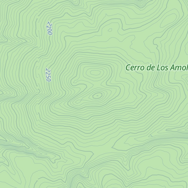 Map of Las Tetillas