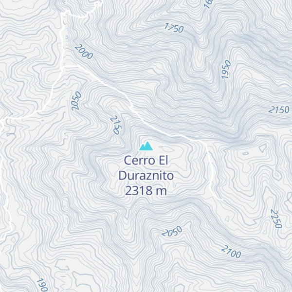 Map of Cerro El Duraznito