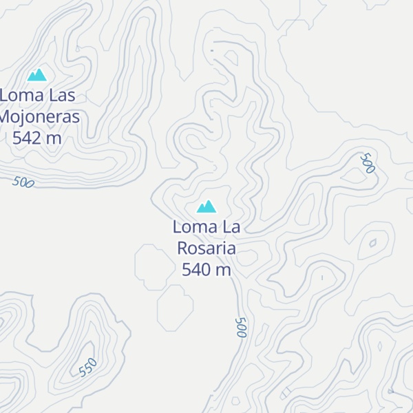 Map of Loma La Rosaria