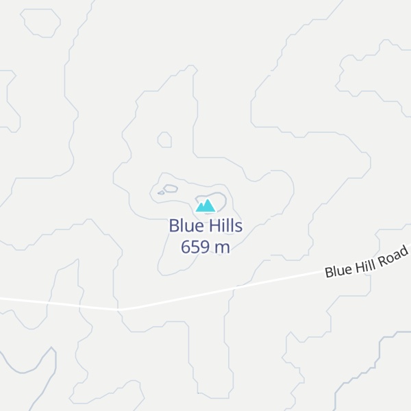 Map of Blue Hills