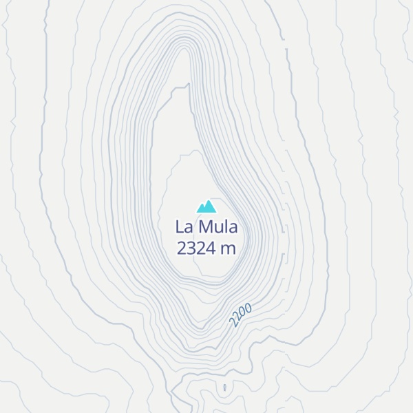Map of La Mula