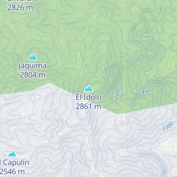 Map of El Ídolo