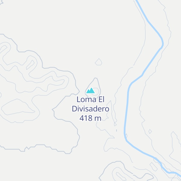 Map of Loma El Divisadero