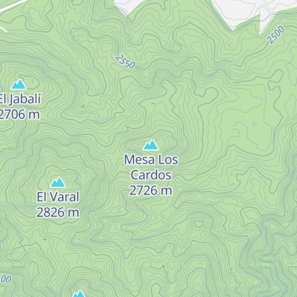 Map of El Rodeo
