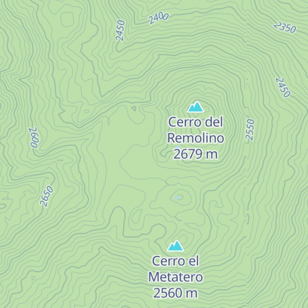 Map of Mesa Los Triguillos