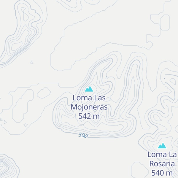 Map of Loma Las Mojoneras
