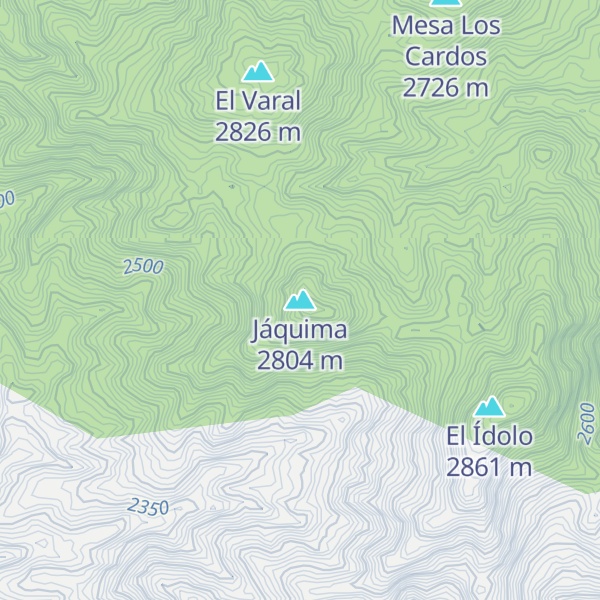 Map of Jáquima