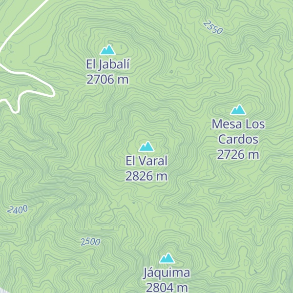 Map of El Varal