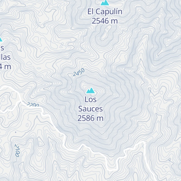 Map of Los Sauces