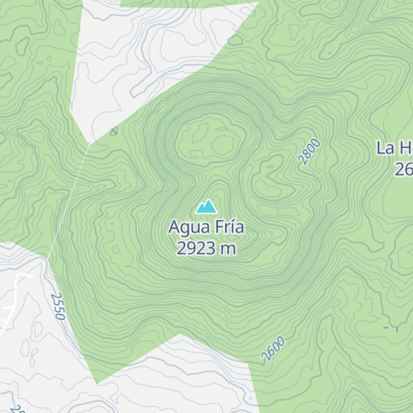 Map of Agua Fría