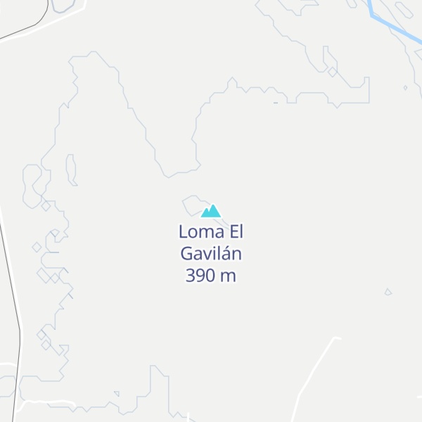 Map of Loma El Gavilán