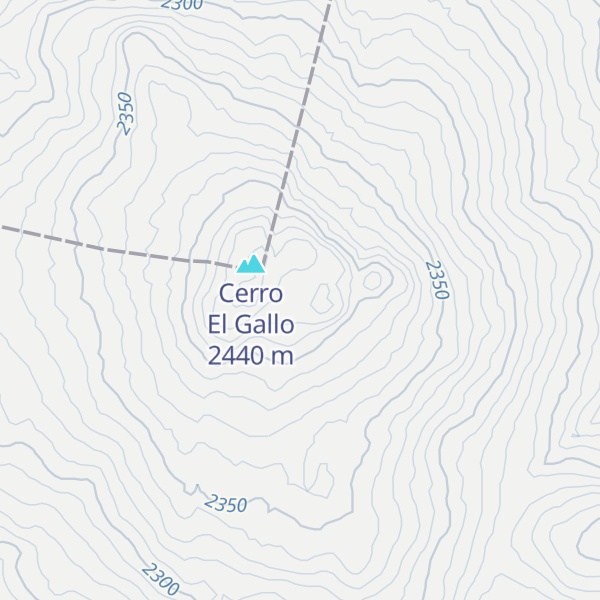Map of Cerro El Merino