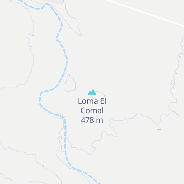 Map of Loma El Comal