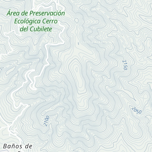 Map of Cerro Gordo
