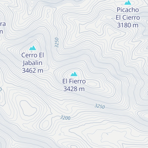 Map of El Fierro