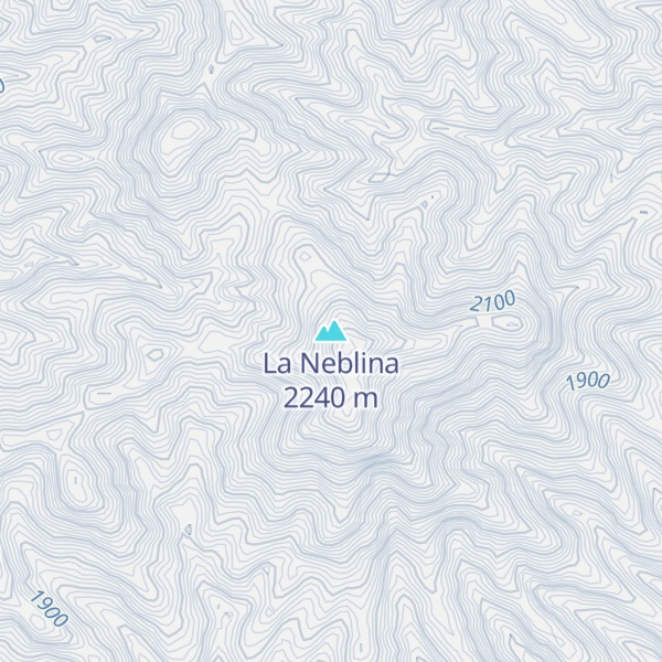Map of La Neblina