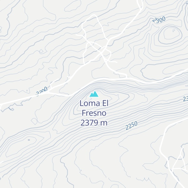 Map of Loma El Fresno