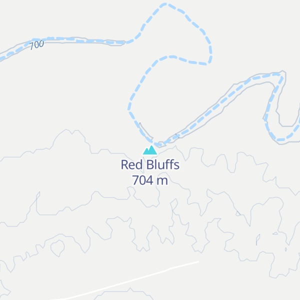 Map of Red Bluffs