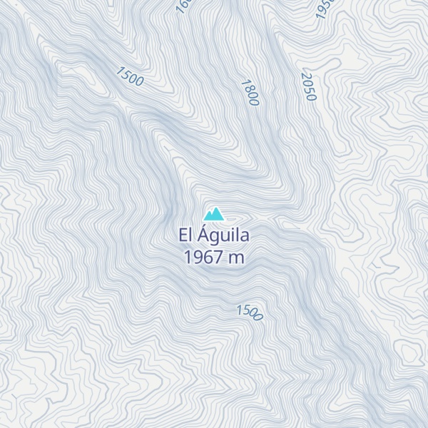 Map of El Águila