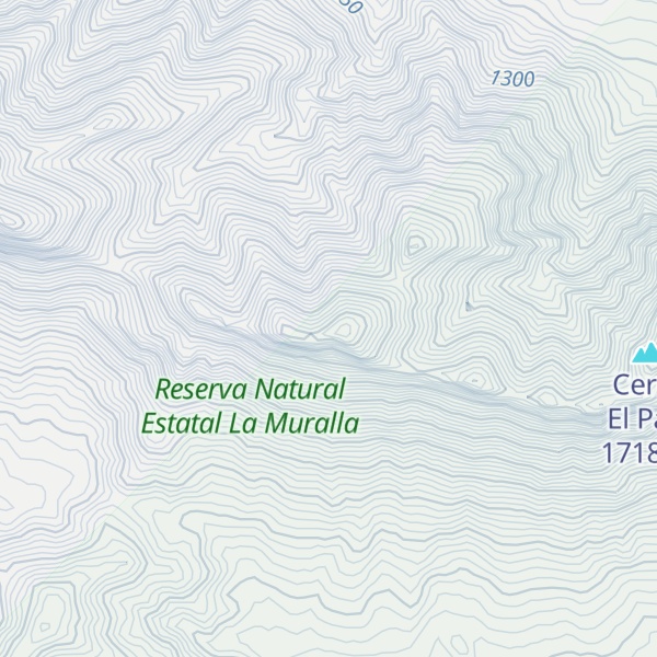 Map of Cerro El Indio