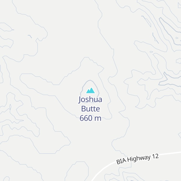 Map of Joshua Butte