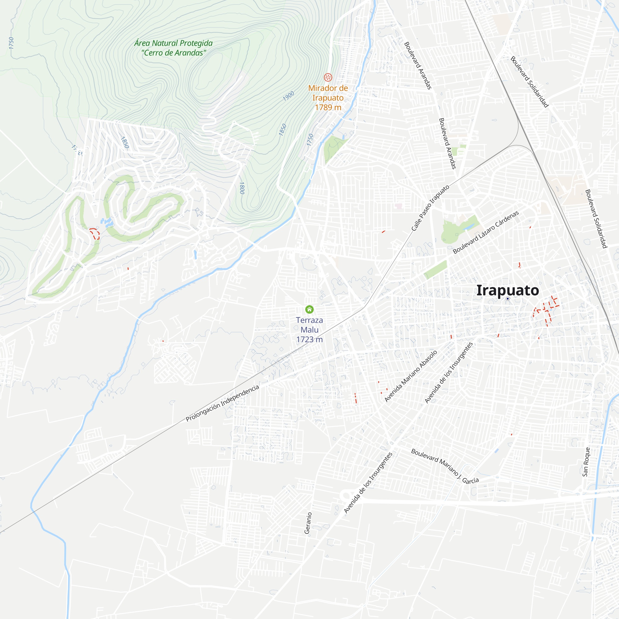 Terraza Malu map