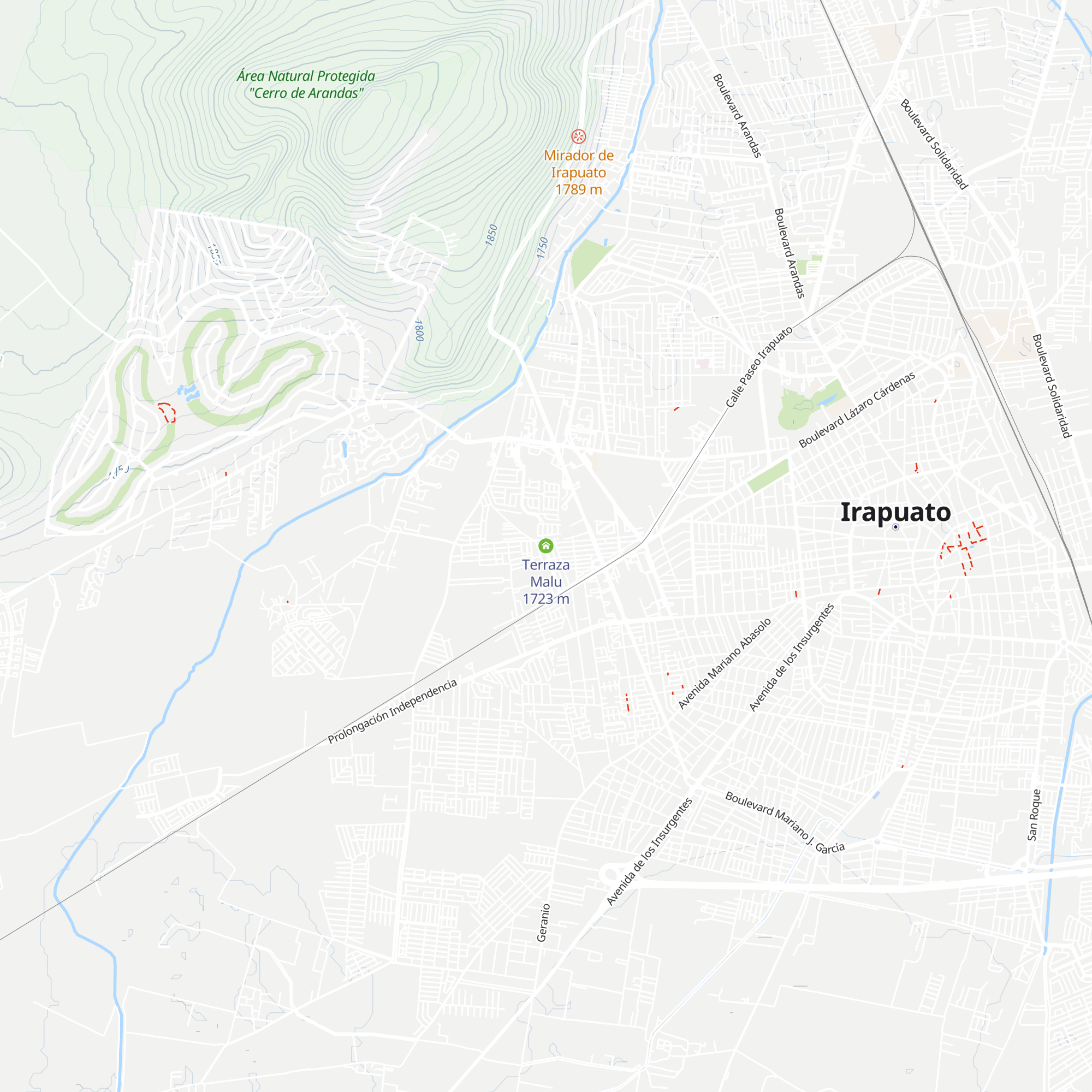 Terraza Malu map