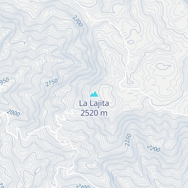 Map of La Lajita