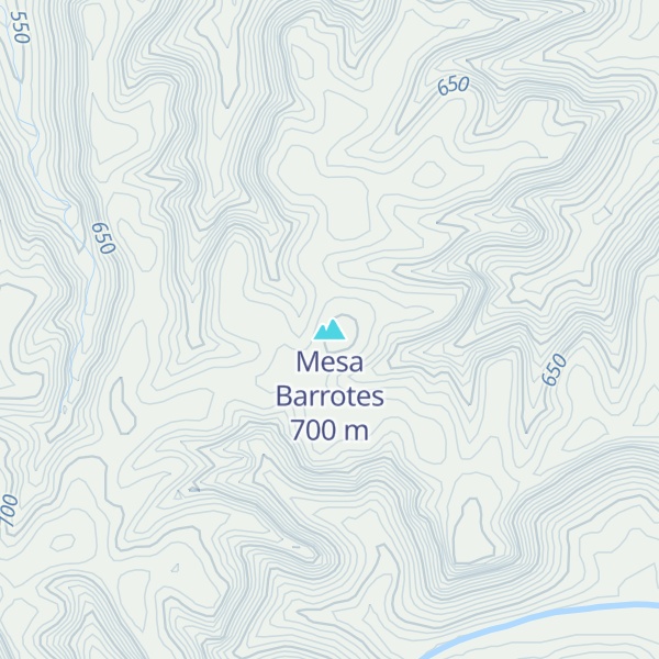 Map of Mesa Barrotes